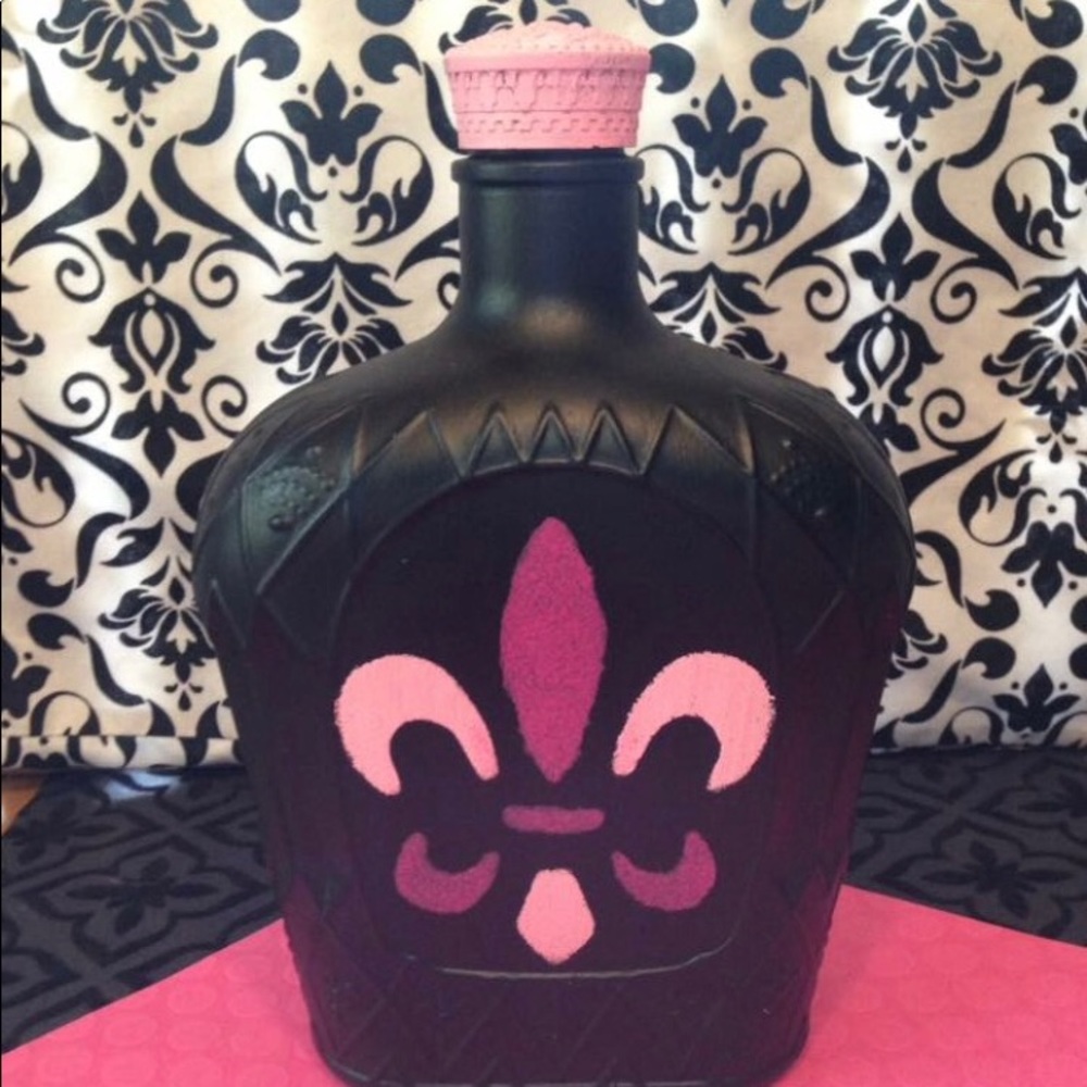 Hand painted decanter